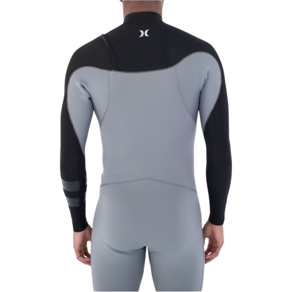 2025 Hurley Mens Advant 3/2mm Chest Zip Wetsuit MFS0013322 - Iron Ore